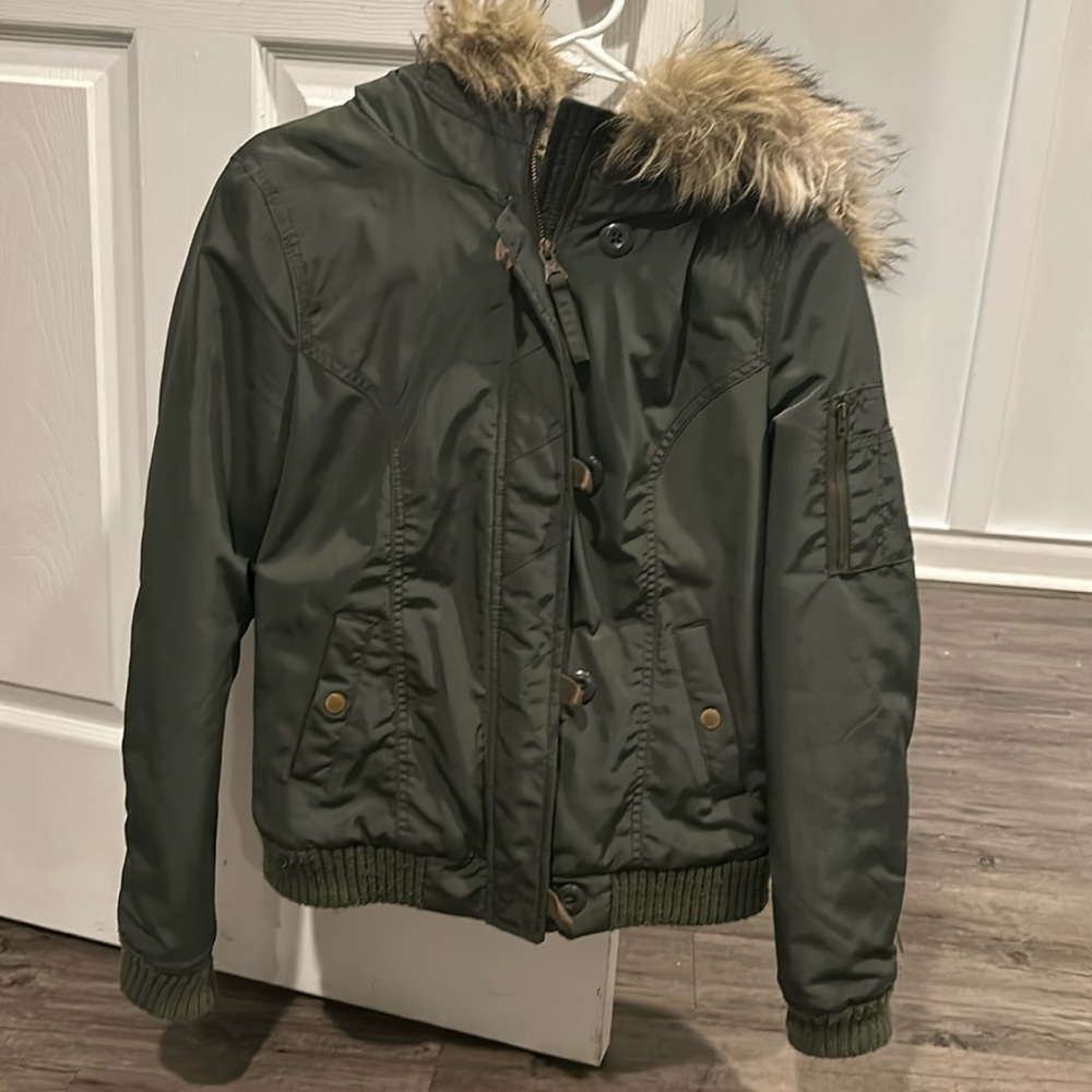 American Eagle army green jacket